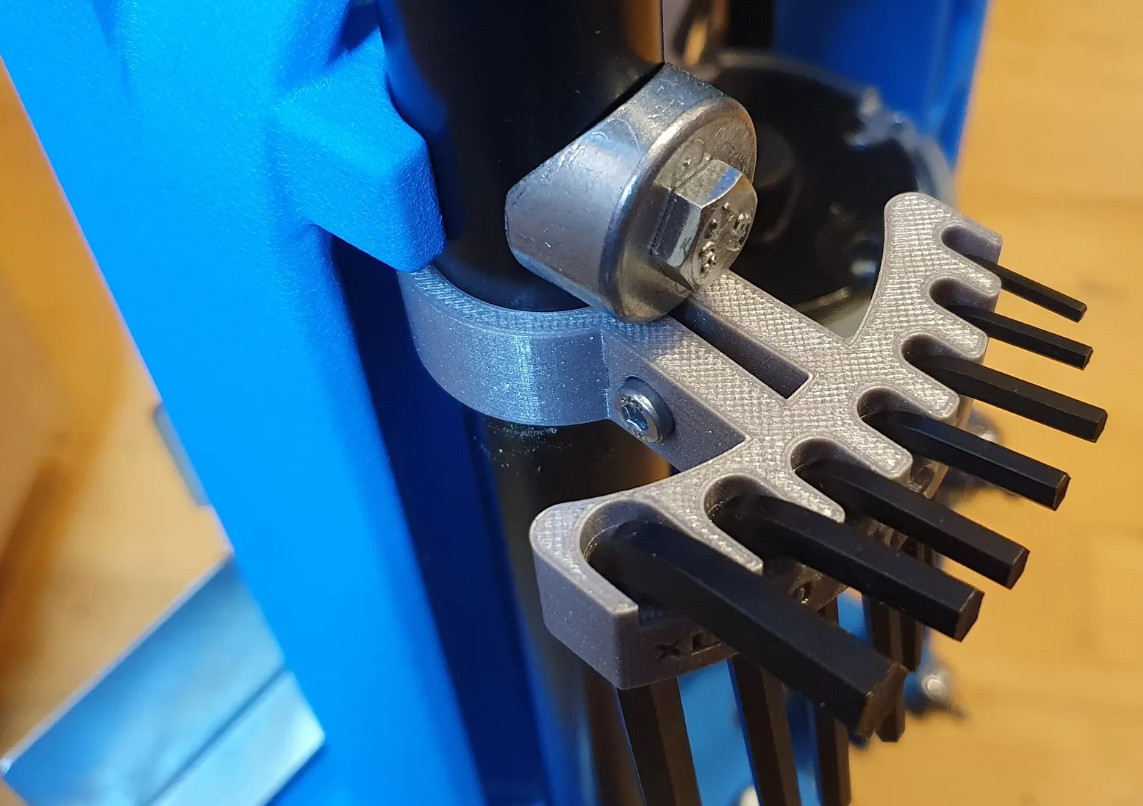 Dillon Precision XL 750 XL650 Hex Key Holder Upgrade - Blue