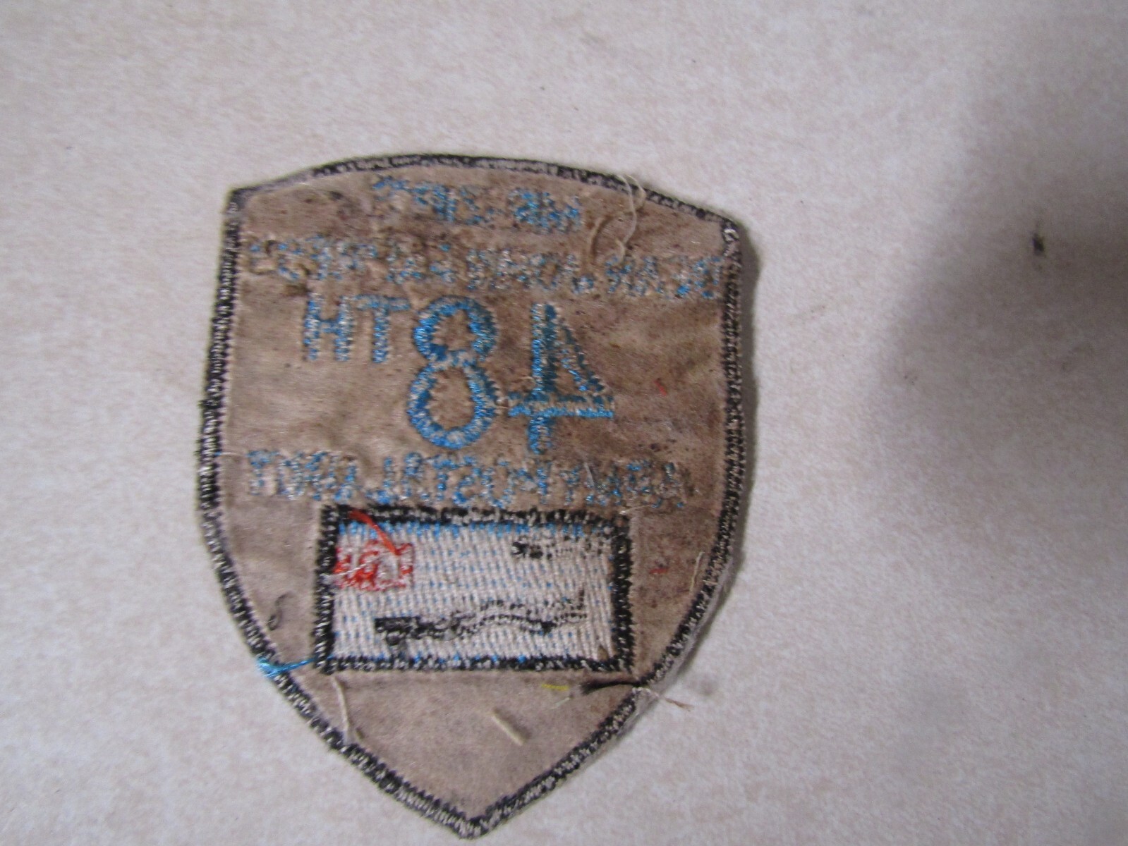 MILITARY PATCH OLD VIETNAM ERA 48TH ARMY POSTAL UNIT MR ZIPS DEAR JOHN EXPRESS