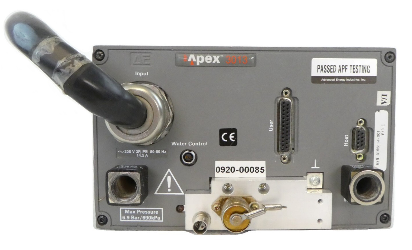 RF Apex 3013 AE Advanced Energy 3156114-001 RF Generator AMAT 0920-00085 Working