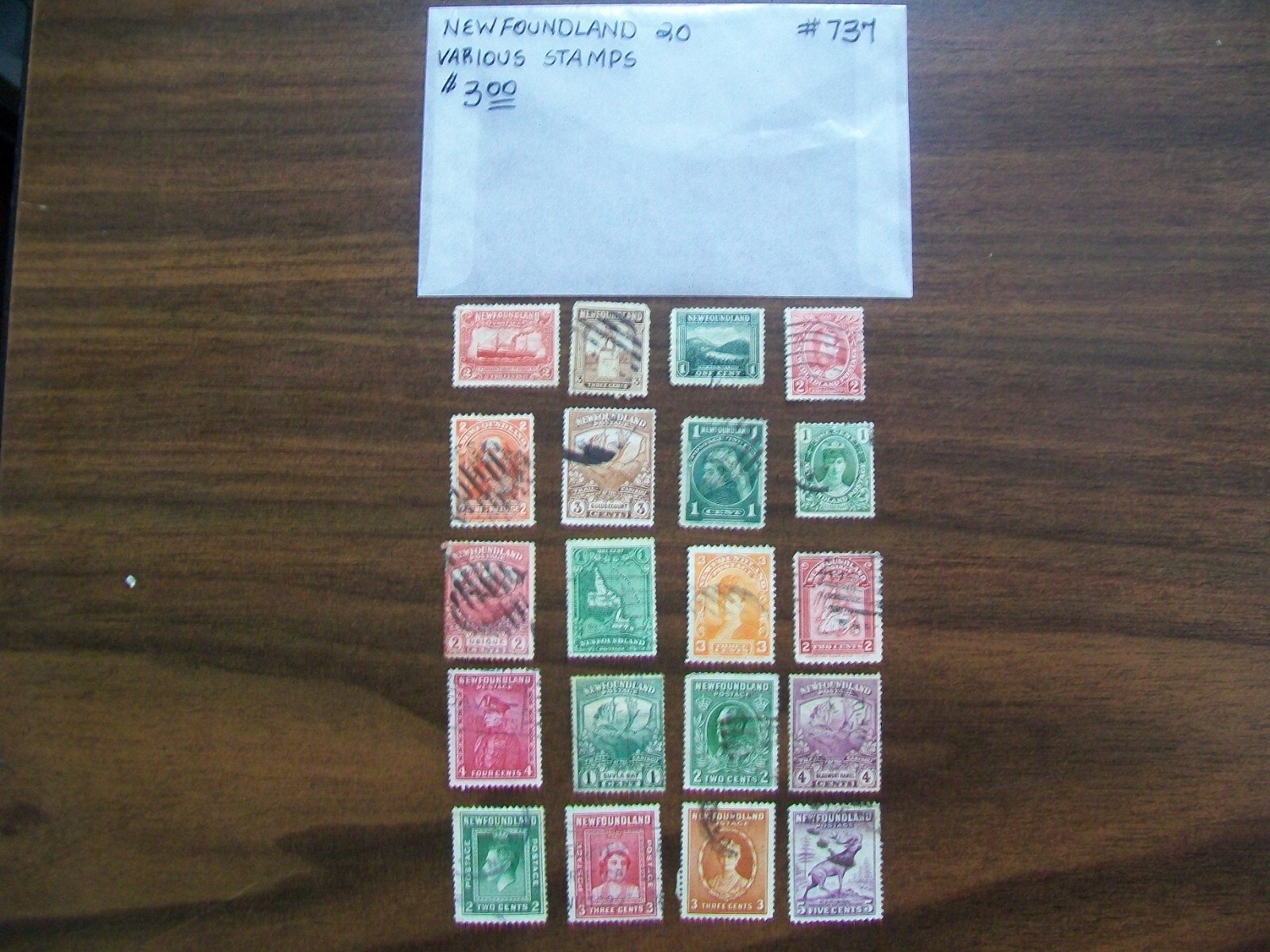 Newfoundland Postage Stamps - Newfoundland - Vintage - 20 Various Stamps (737)