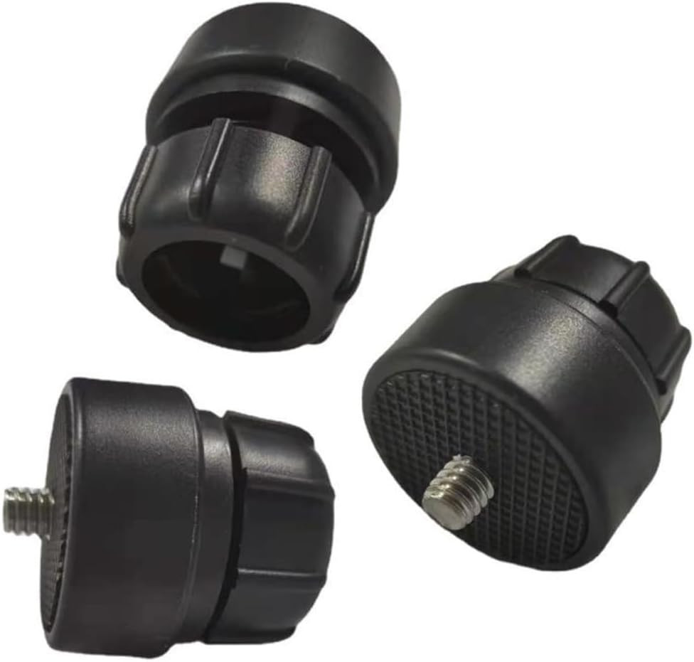 3 Pack 1/4 Screw to 17mm Ball Mount Base Mount Stand Interface Socket Joint for