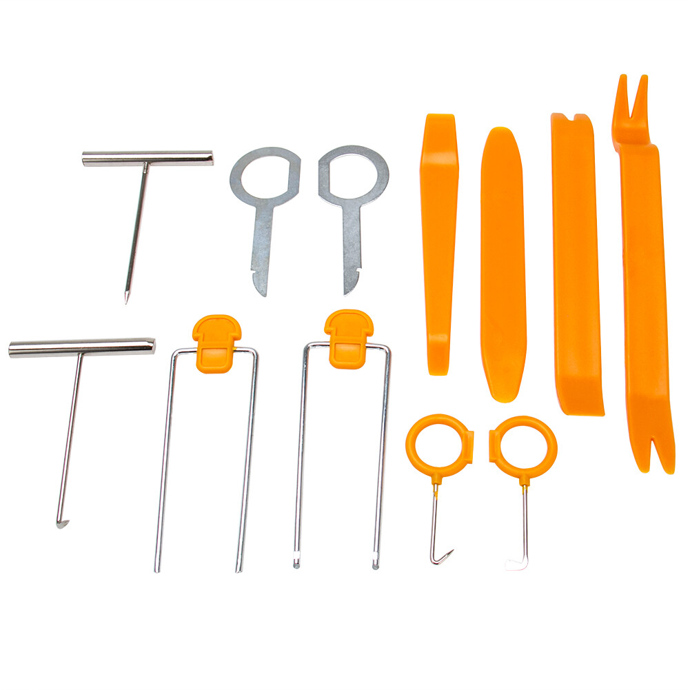 Car Radio Audio Stereo Door Trim Dash Panel Install Removal Pry Tool Tools Kit