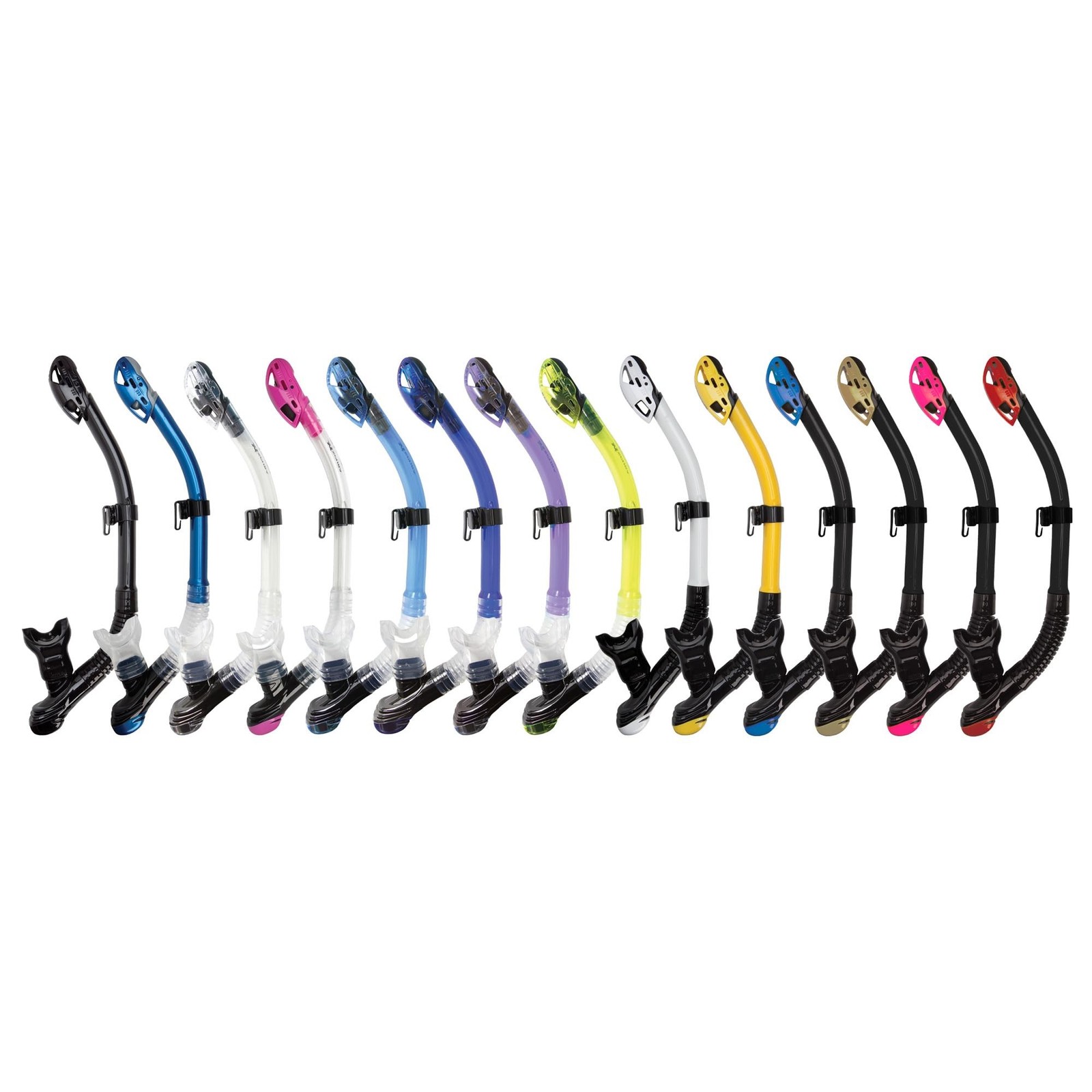 XS Scuba Passage Dry Snorkels Clear