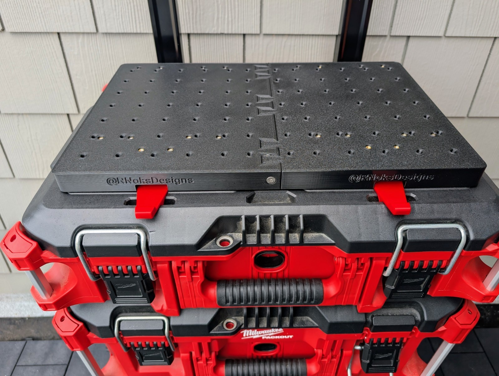 Universal Locking Packout Mounting Plate for Packout Tool Boxes or Wall Plates