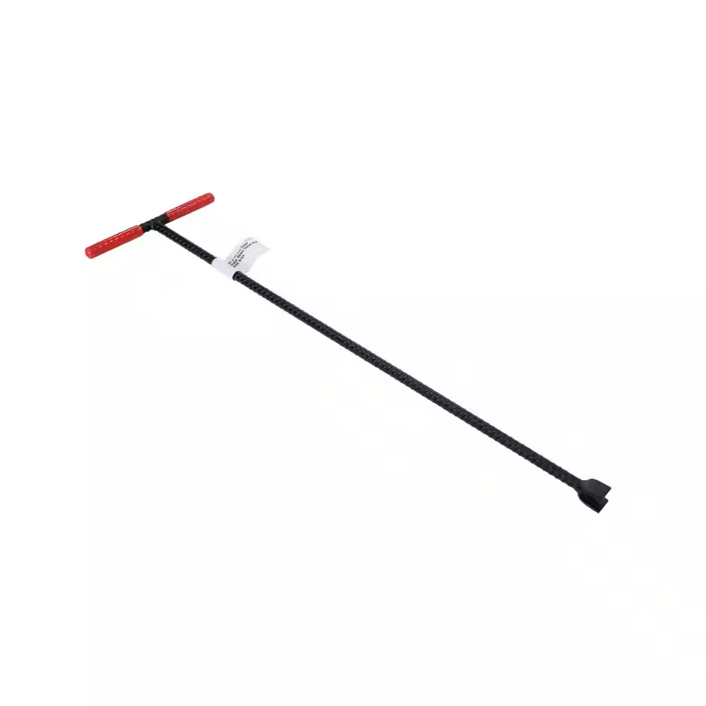 36 In. Solid Steel Water Meter Shut off Key with Comfort Grips