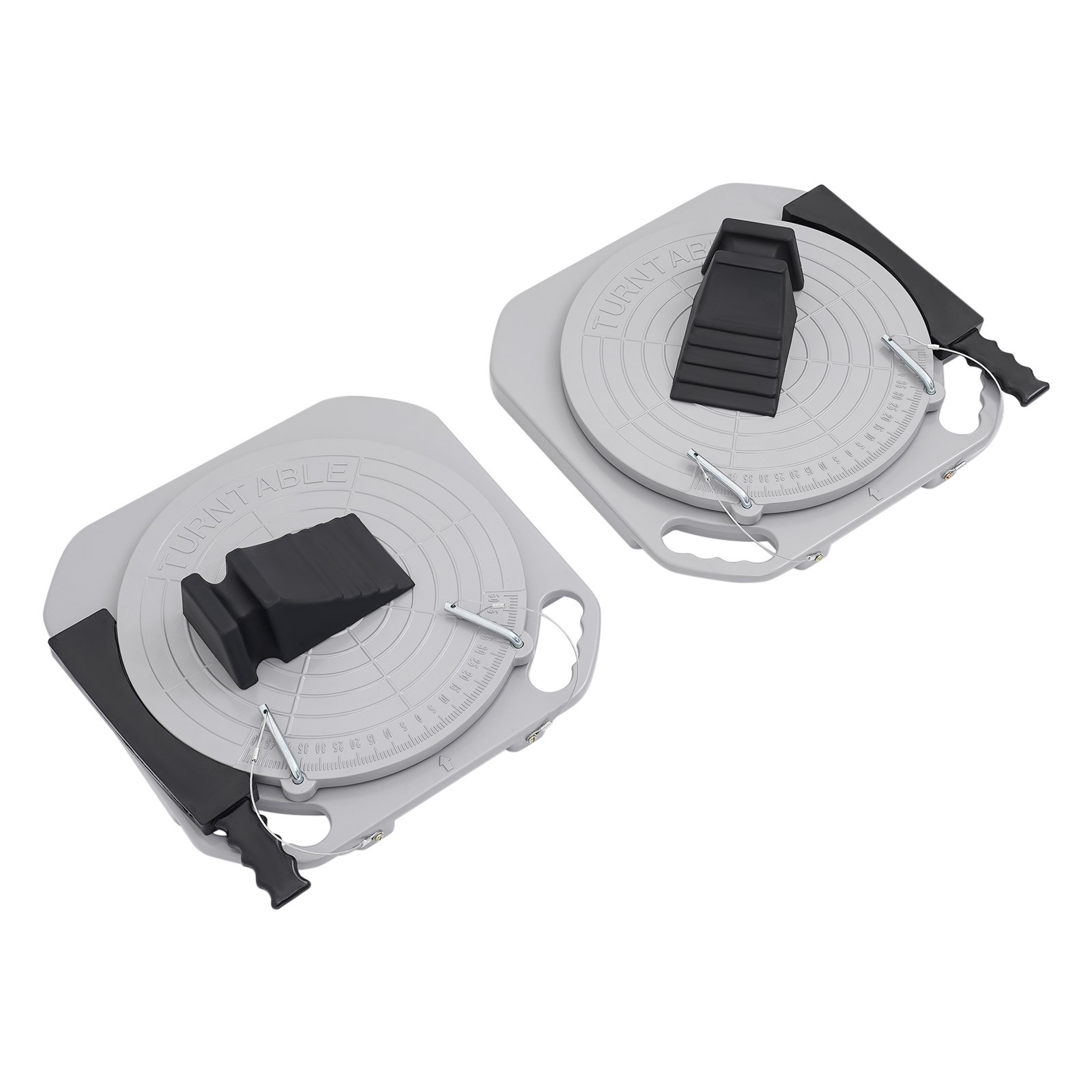 2pcs Wheel Alignment Turntable Plate 3T Single One Loading-bearing