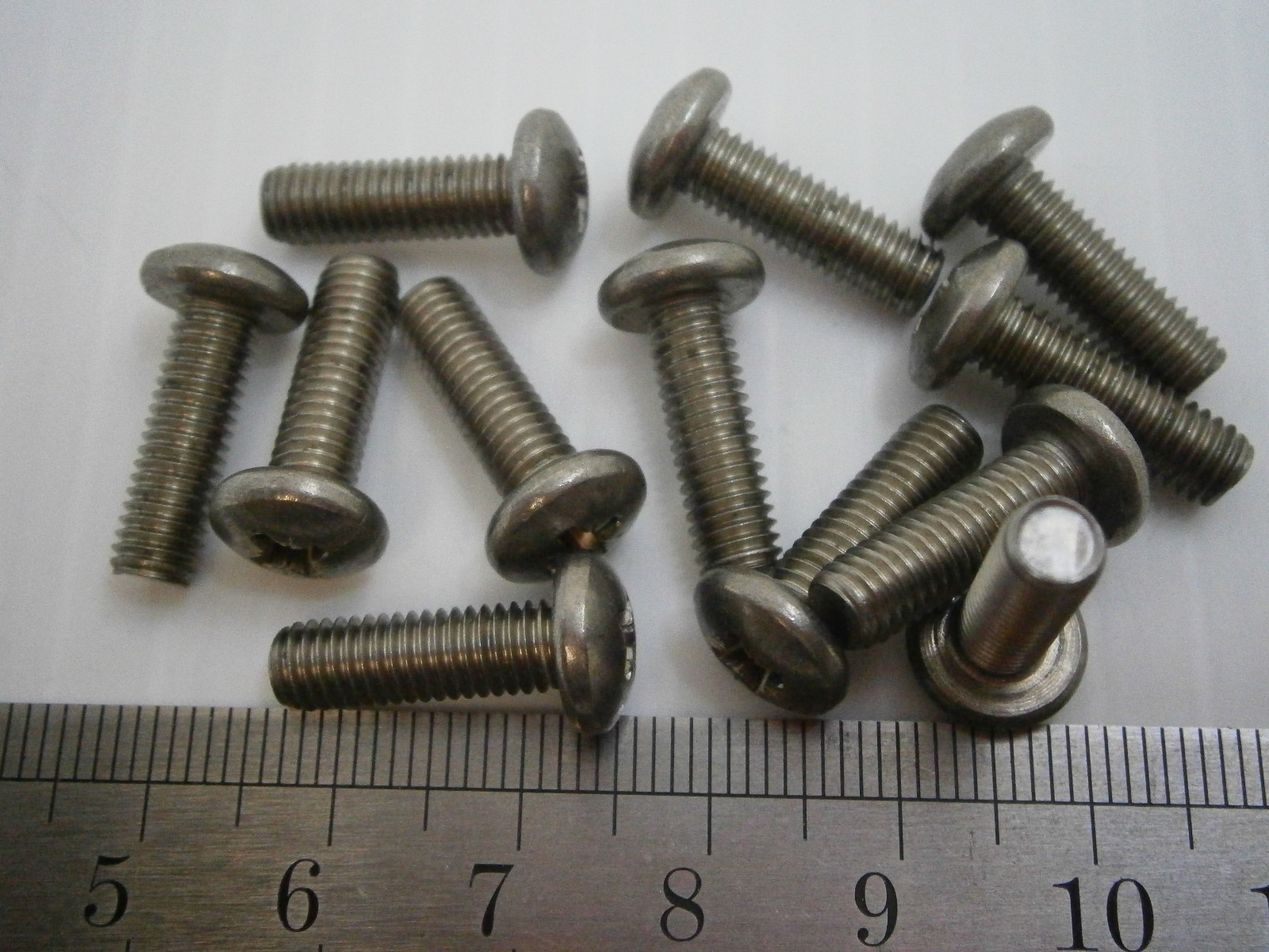 M5x.8x16MM Pozi Pan Machine Screw Stainless Steel Lot of 25 #1416