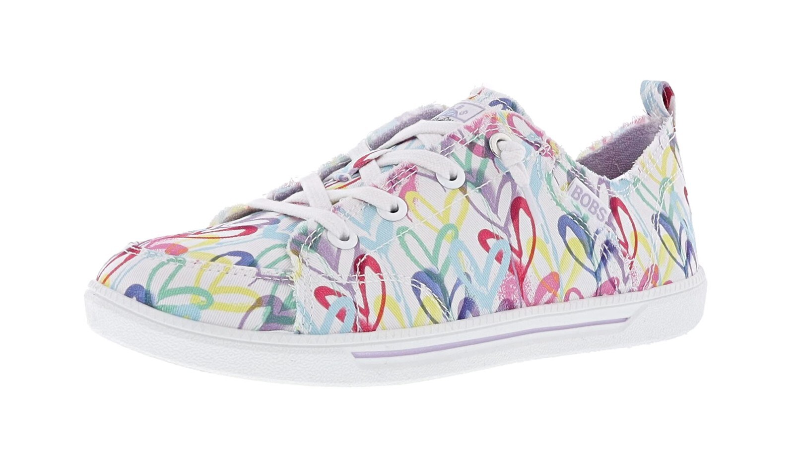 SKECHERS WOMEN'S JGOLDCROWN BOBS B CUTE 2.0-LOVE CROWN 114154/WMLT WALKING SHOES