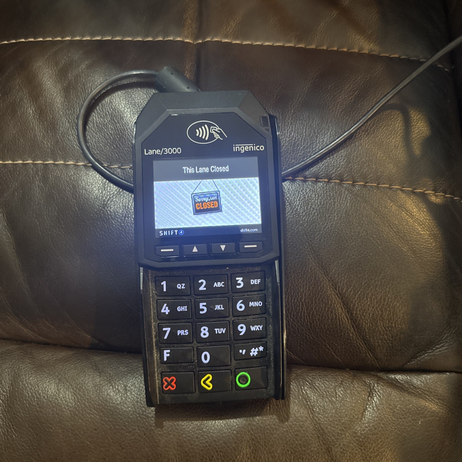 Revel POS INGENICO Lane-3000 ETH - Used / Freedom Pay Encryption