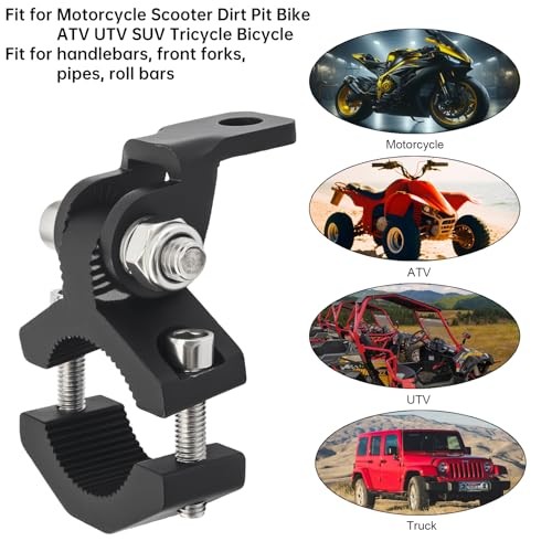 Windance 2pcs Light Bar Mount Bracket Front Fork Fog Light Spotlight Medium