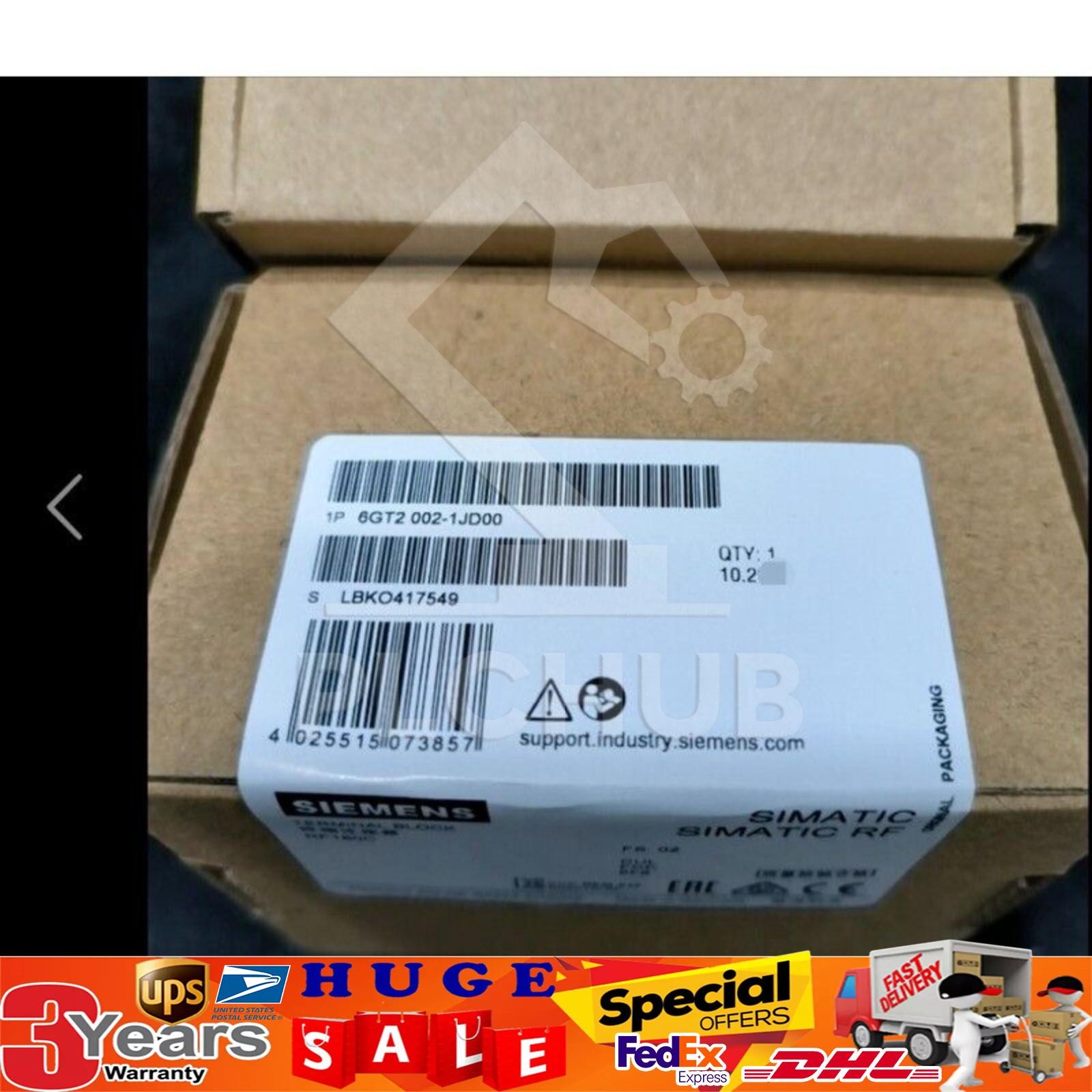 New Siemens 6GT2002-1JD00 RFID PROFINET/Ethernet connection block 6GT2 002-1JD00