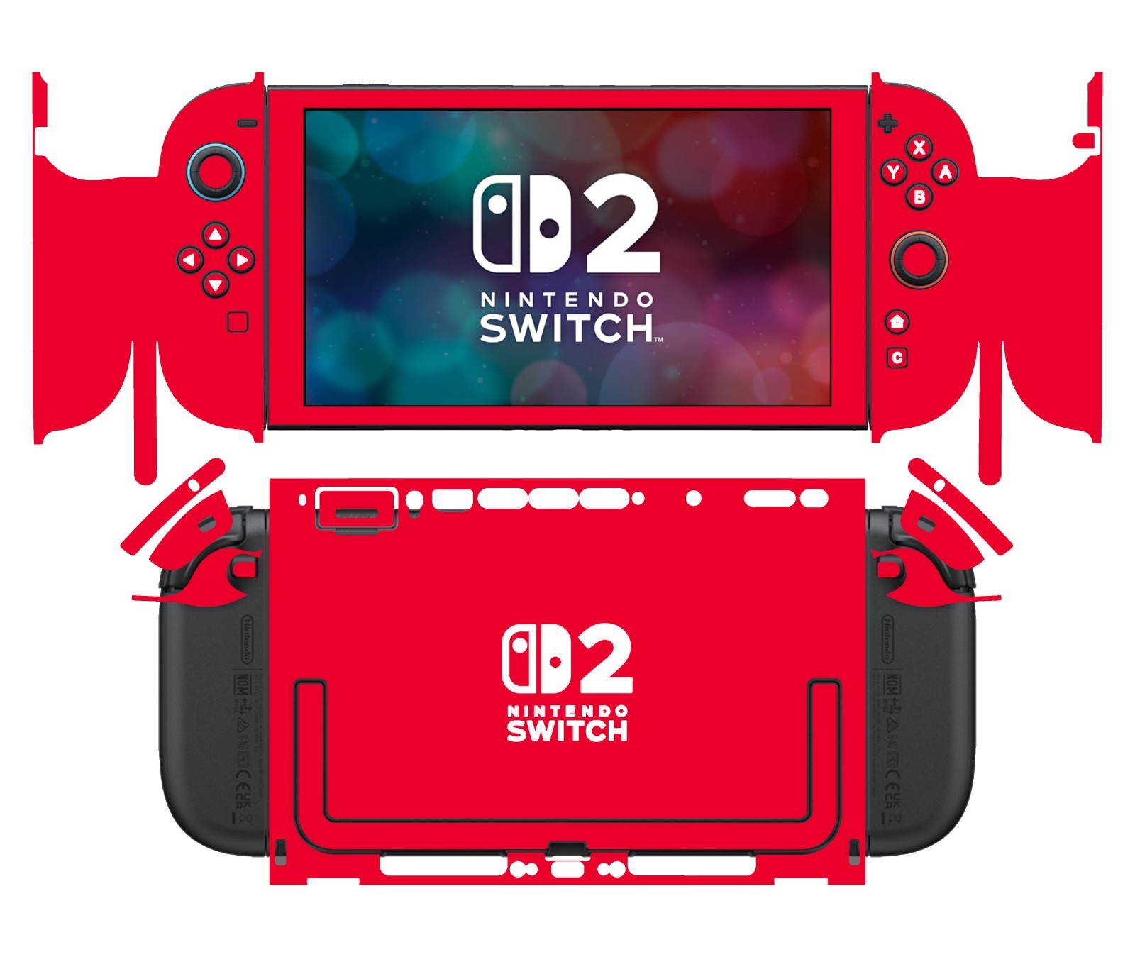 Nintendo Switch 2 Skin | 7 Bold Designs | Protective Decal | StyleFlip