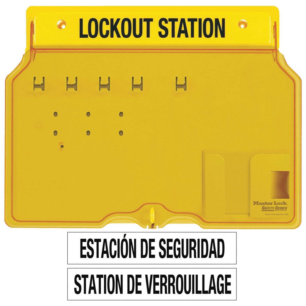 MASTER LOCK 1482B Lockout Station,Unfilled,12-1/4 In H 2CJK3