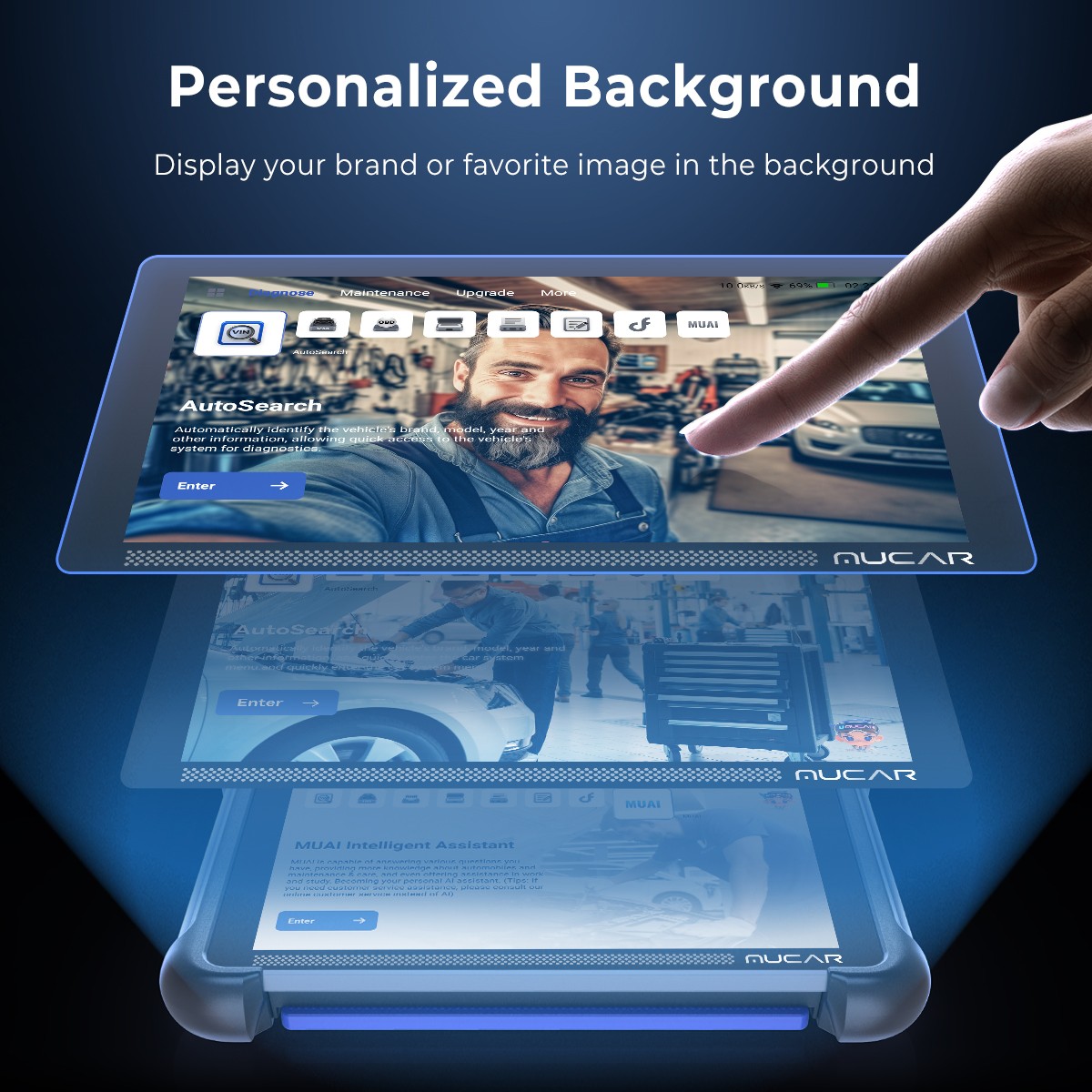 MUCAR 892BT KEY Coding Bidirectional Tool All System Diagnostic Scanner LifeFree
