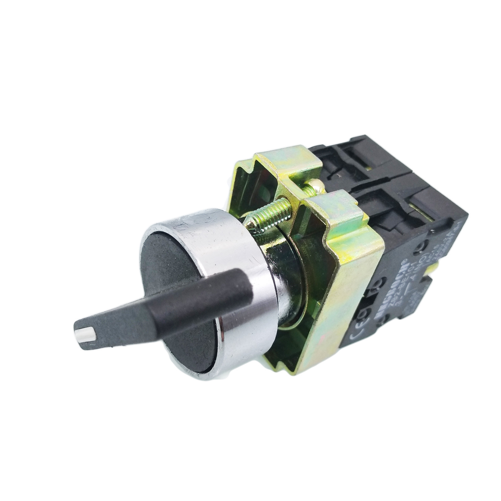 2pcs XB2-BJ33 ON-OFF-ON 3-Position 2NO Latching Rotary Selector Switch