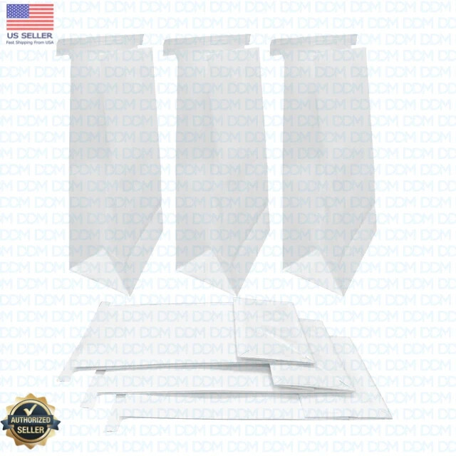 DDM Dental Lab Delivery Bags with Tin Tie Secure Closure 6"x3,5"x11"