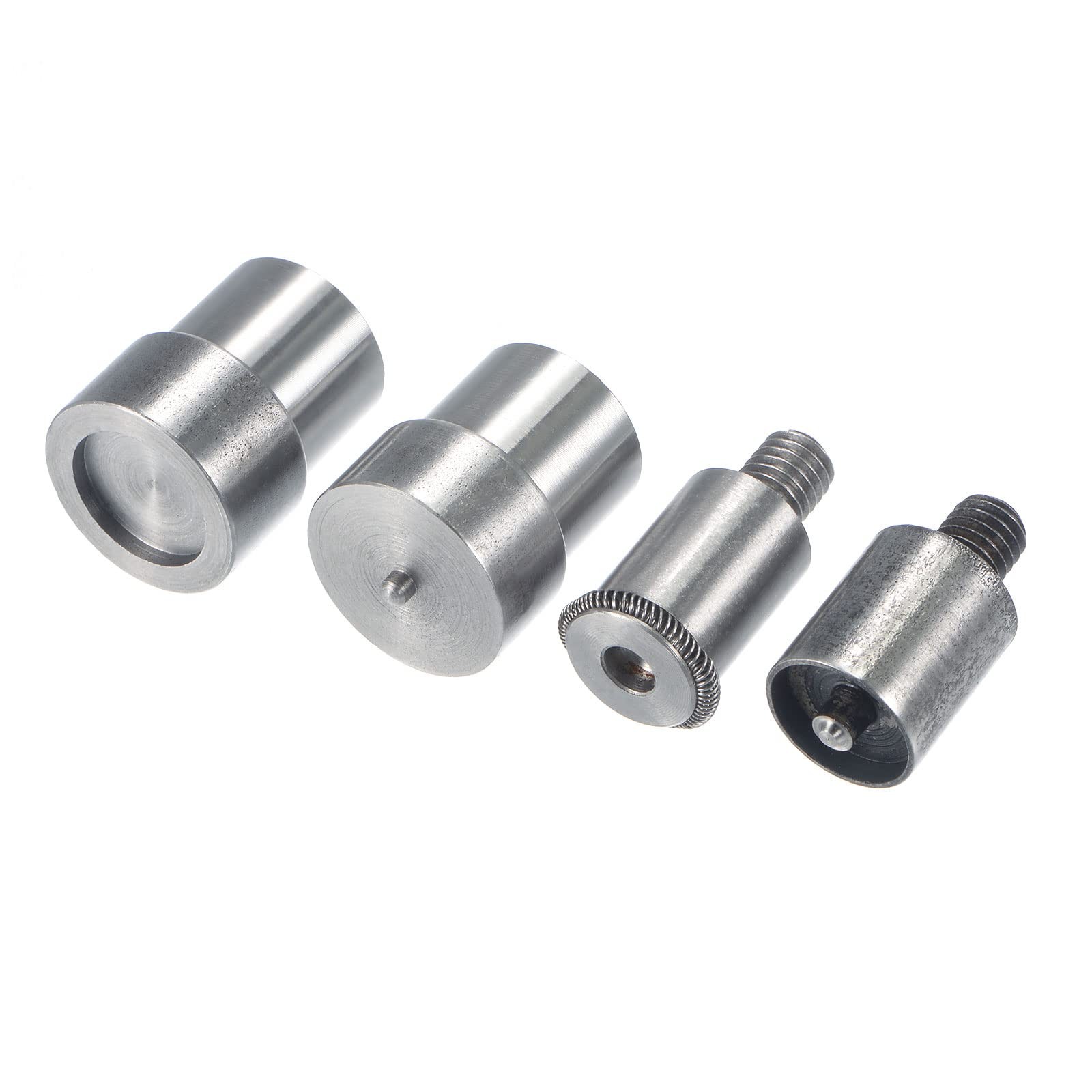 uxcell 15mm Snap Fasteners Button Die for Hand Press Machine 15mm, Silver