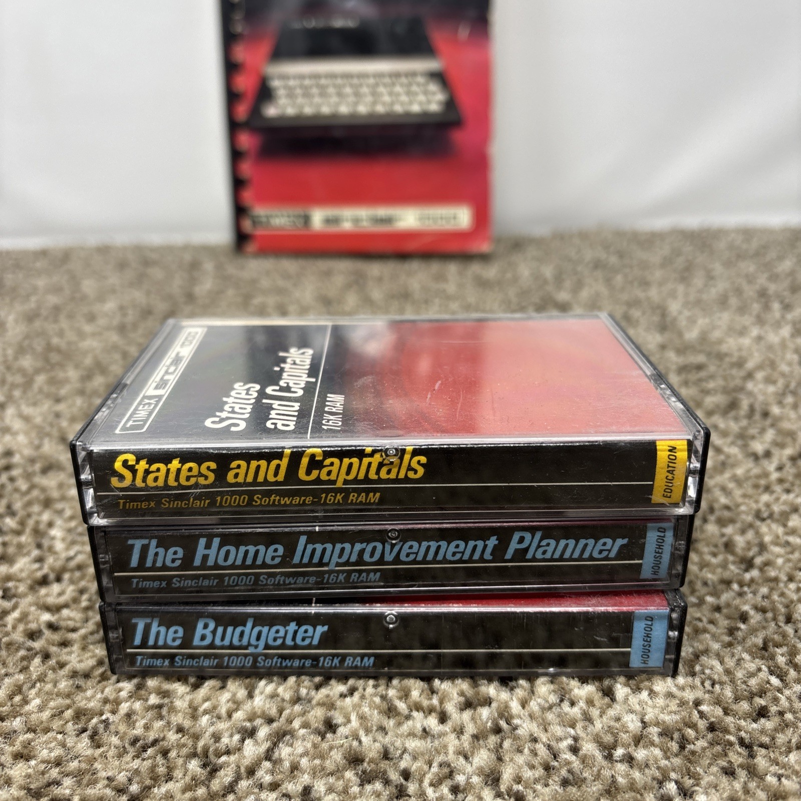 Timex Sinclair 1000 Tape Programs And User Manual UNTESTED AS IS