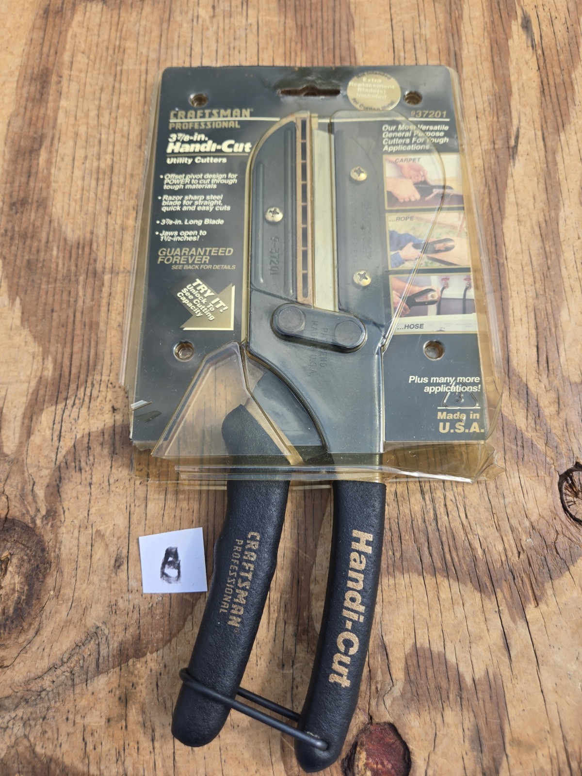 Vntg NOS Craftsman Professional Handi-Cut Utility Cutter 37201 USA in PACKAGE  B