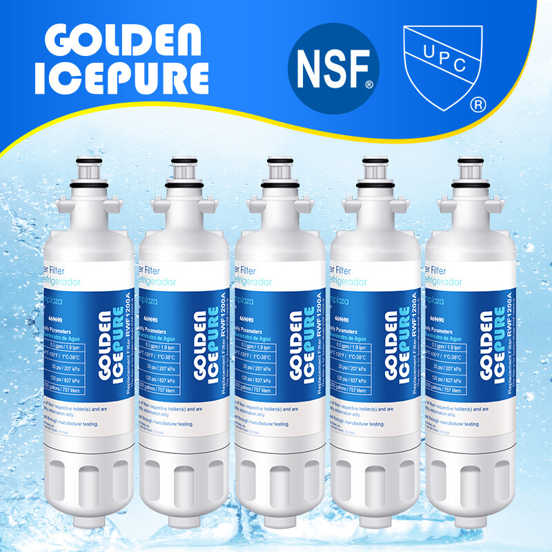 Fit For RWF1052 LFX28968ST LFXS29626S LFXS30766S GoldenIcepure Filter 5 Pack