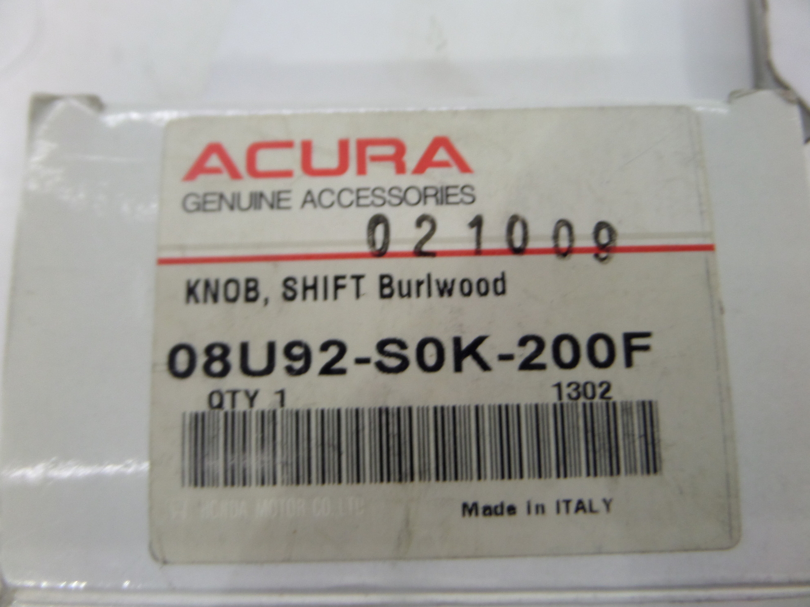 Acura Shift Knob OEM