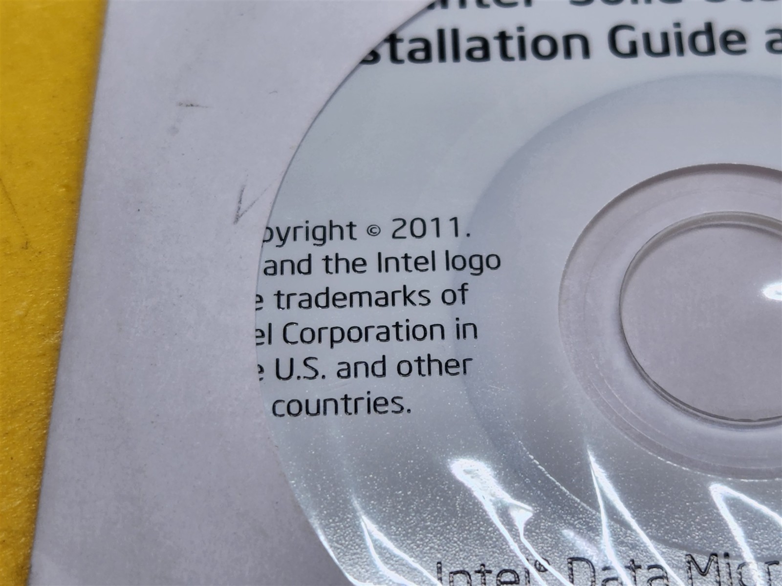 ⭐️⭐️⭐️⭐️⭐️ Intel Solid-State Drive Installation Guide Warranty G34829-001 Sealed