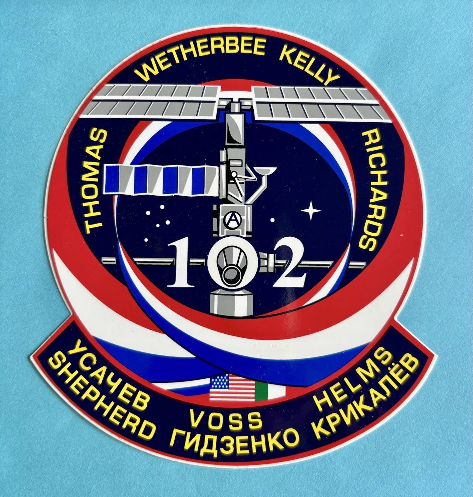Space Decal, STS-102, Space Shuttle, ISS, NASA