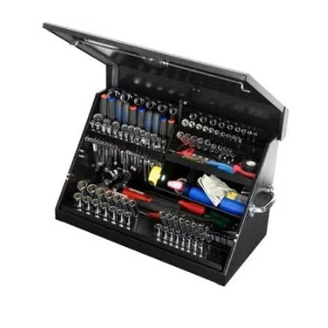 Montezuma ME300B 30 x 15 in. Steel Triangle Toolbox Black - Medium