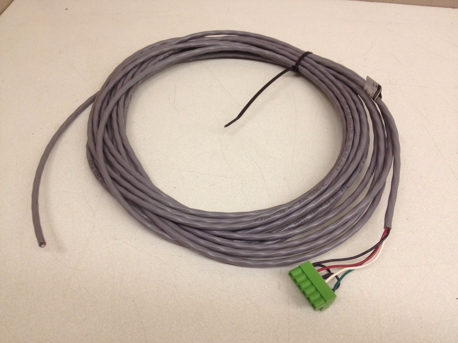 NEW Lasermax Roll Systems PART 714915 Cable 1-ended 4-strand w/ terminal block