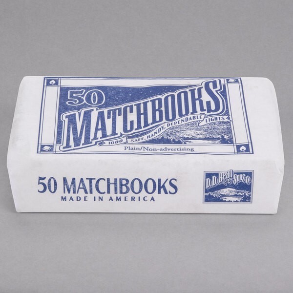 (50 PER BOX) 20-STRIKE MATCHES PLAIN CIGARS/CIGARETTES USA MADE