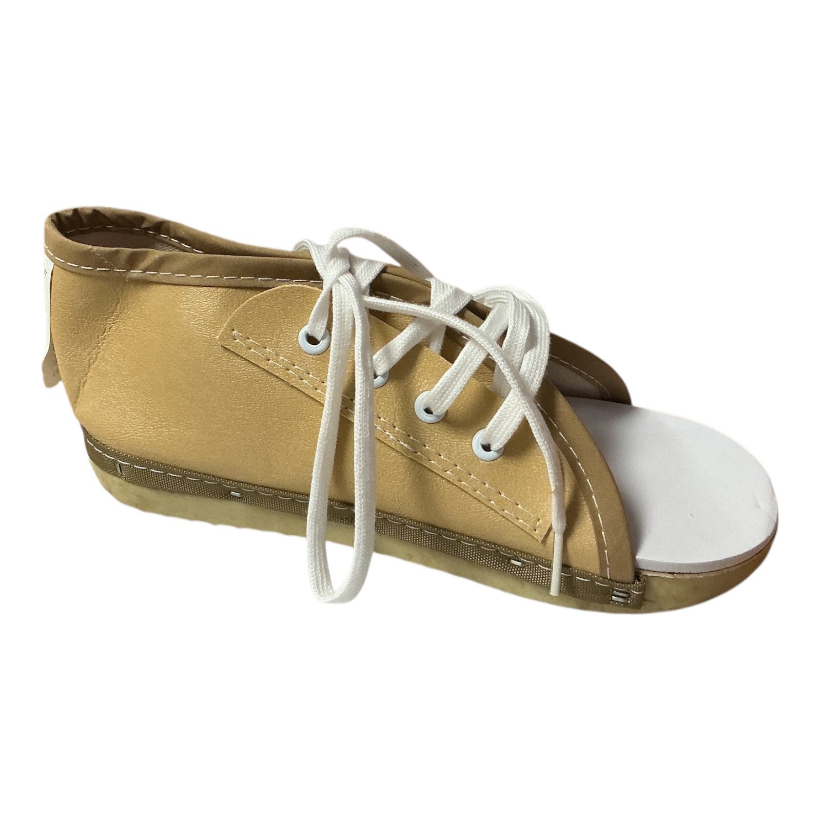 Medline Women’s Post Op Surgical Shoe X-Small Beige Lace Up Medical Recovery