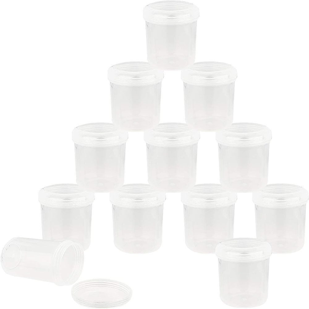 1box PP Plastic Medicine Attribute box Flip Cover with 12 Screw Column Bottles