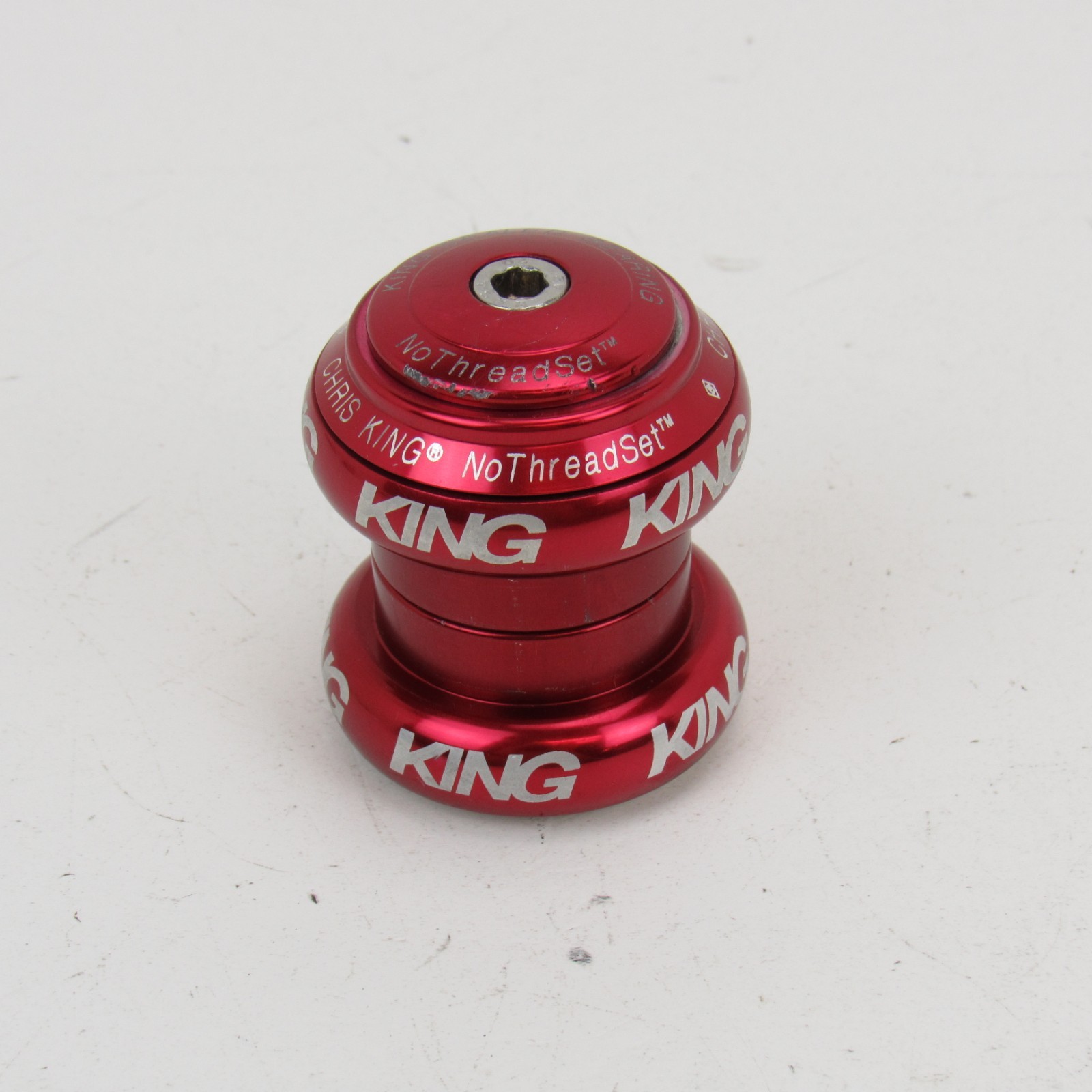 Chris King "NoThreadSet", Headset, 1-1/8" Red