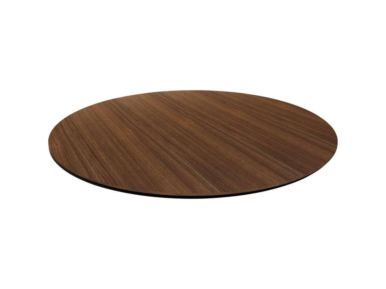 Lorell Tabletop Round Knife-edge 42" Dia x 1" Walnut 59662
