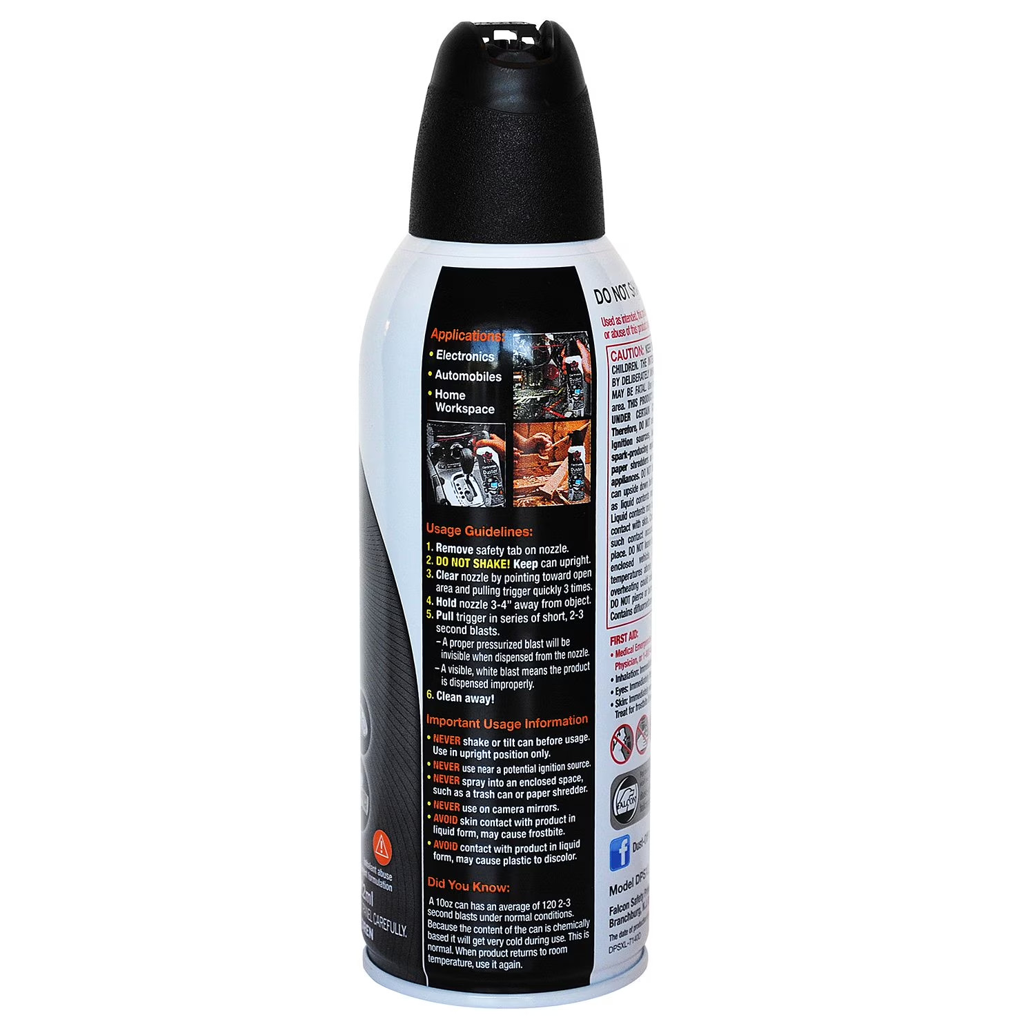 Falcon Dust-Off Compressed Gas Duster (10oz., 4 Pack).