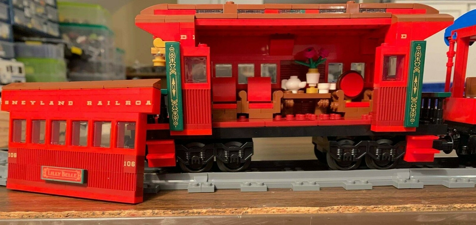 Custom Replacement Stickers for 71044 Disney Train CK Holliday Lilly Belle