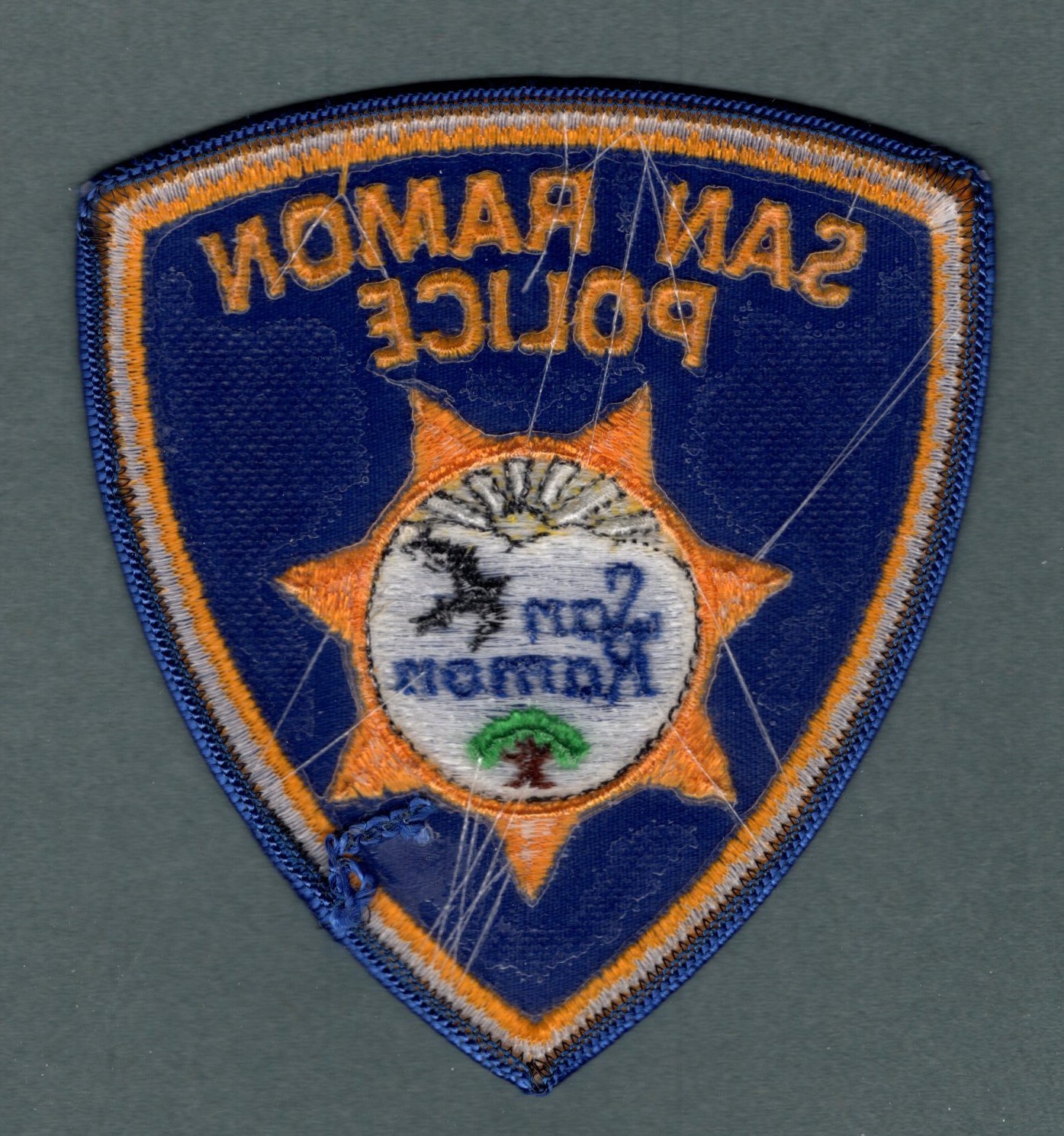 San Ramon California Police Patch - 1st Issue