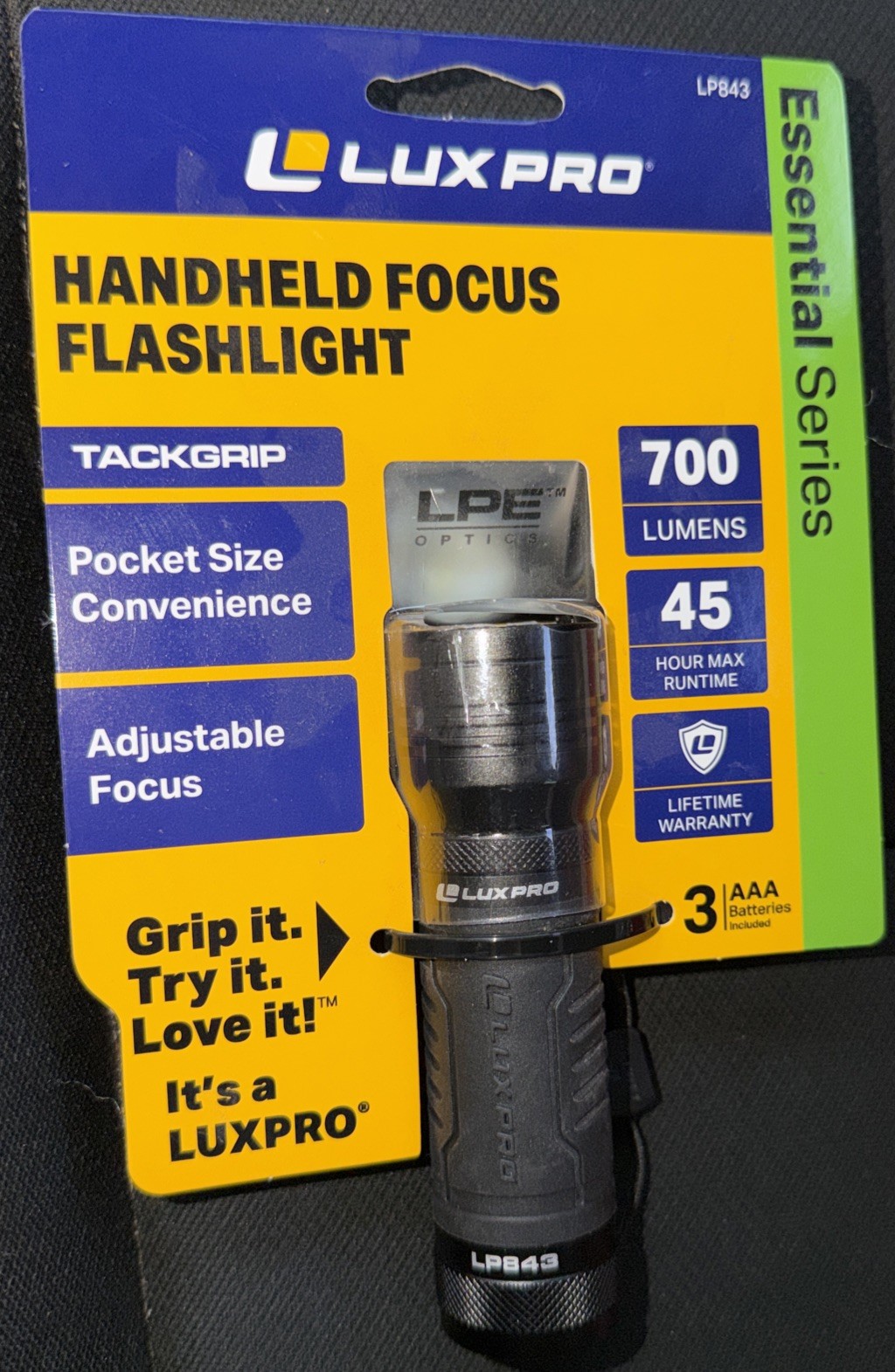 Luxpro LP843 700 Lumen Focus LED Flashlight