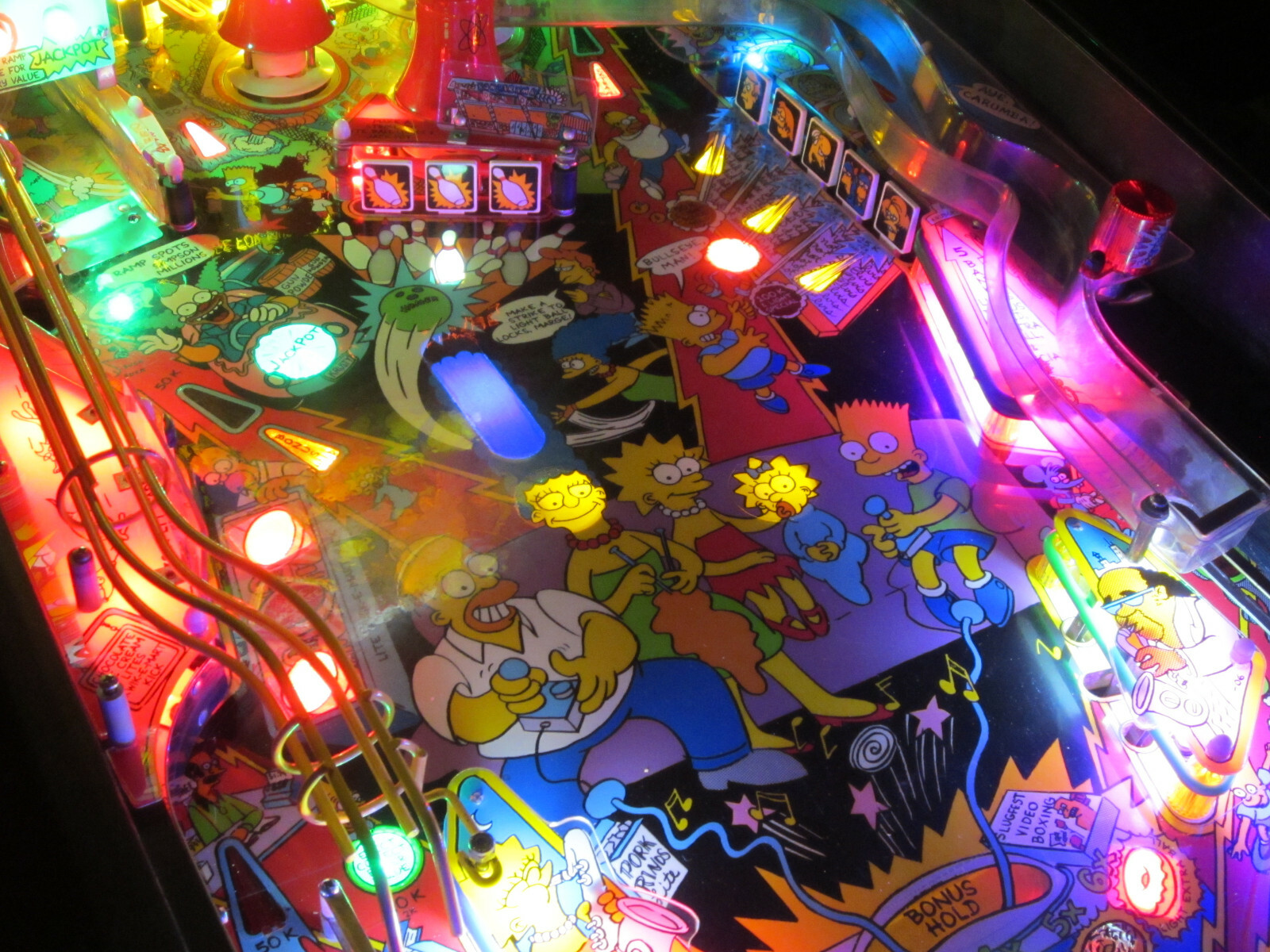 SIMPSONS Pinball - NON GHOSTING LED Lighting Kit custom SUPER BRIGHT KIT