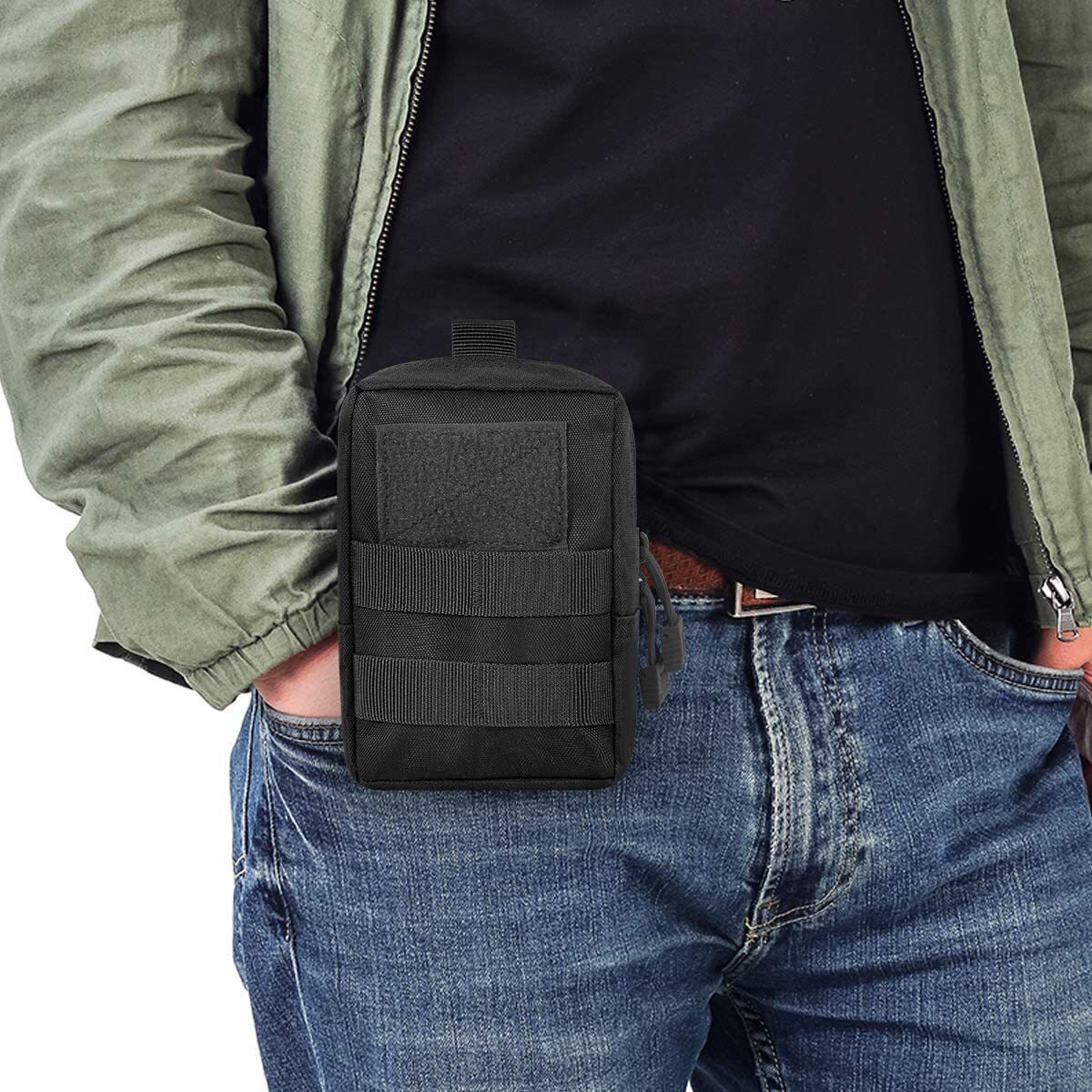 Tactical Molle Pouch Small Tools Storage Bag Compact Utility EDC Waist Bag Pack
