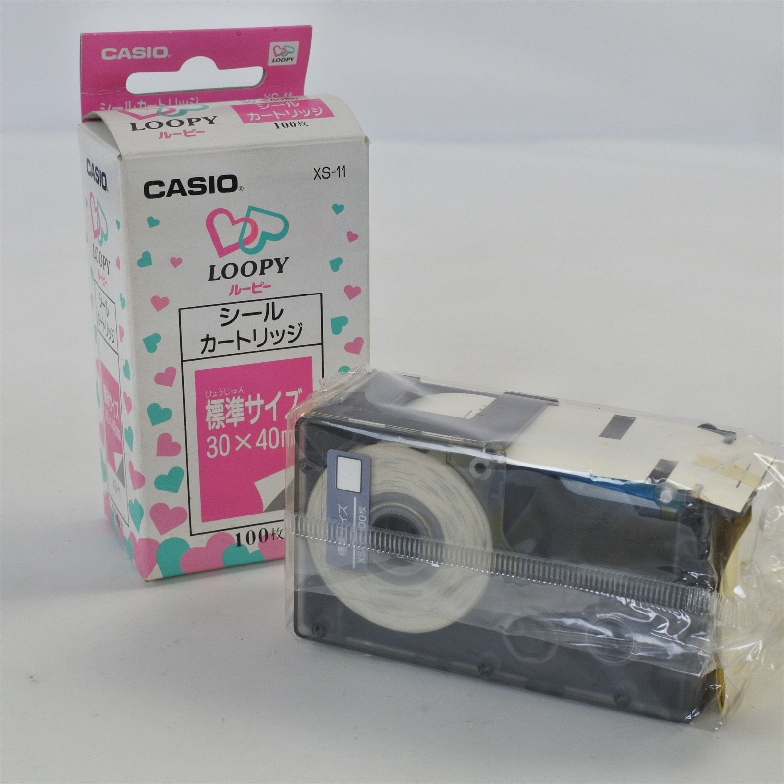 CASIO LOOPY Seal Cartridge Brand New XS-11 Sticker Boxed JAPAN GAME Ref 2144