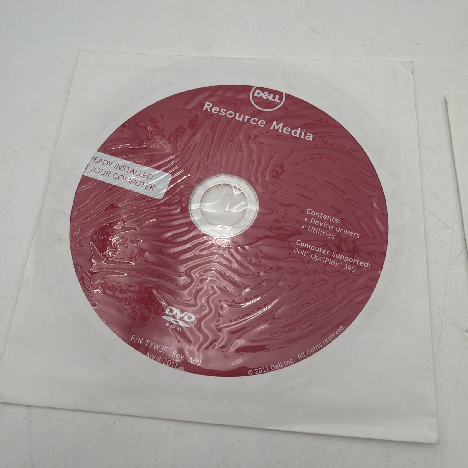 Dell Reaource Media Dvd 2011 D2A