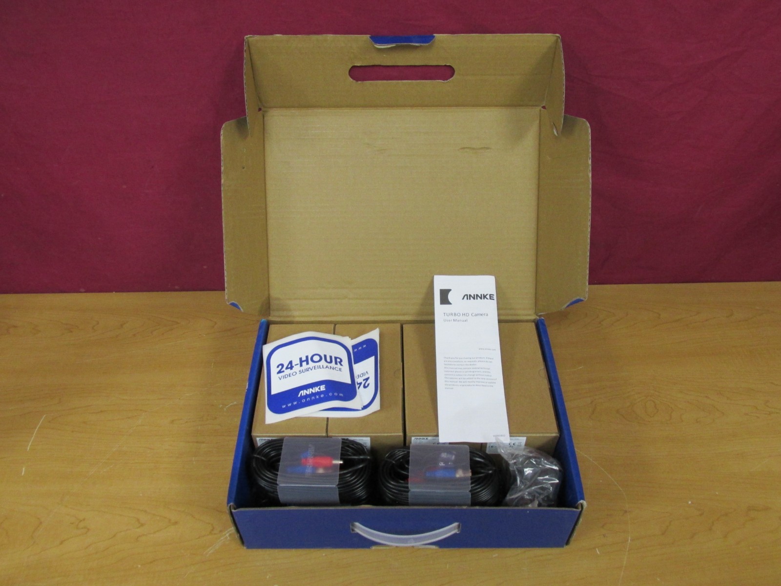 Annke AU-KC51BH0403-V3 Security Camera Kit Black Outdoor/Weatherproof *4 Pack*