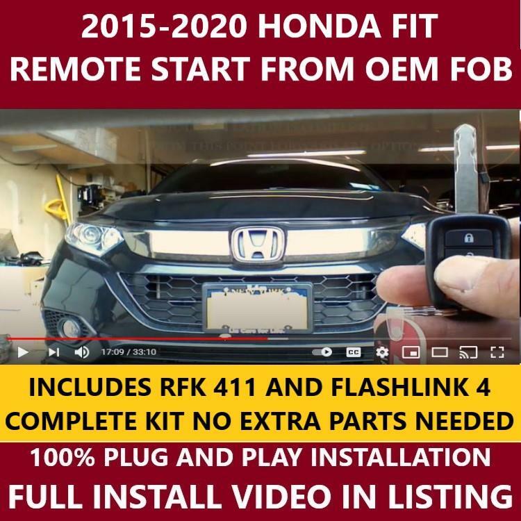 Plug & Play Remote Start 2015-2020 HONDA FIT INCLUDES RFK 411