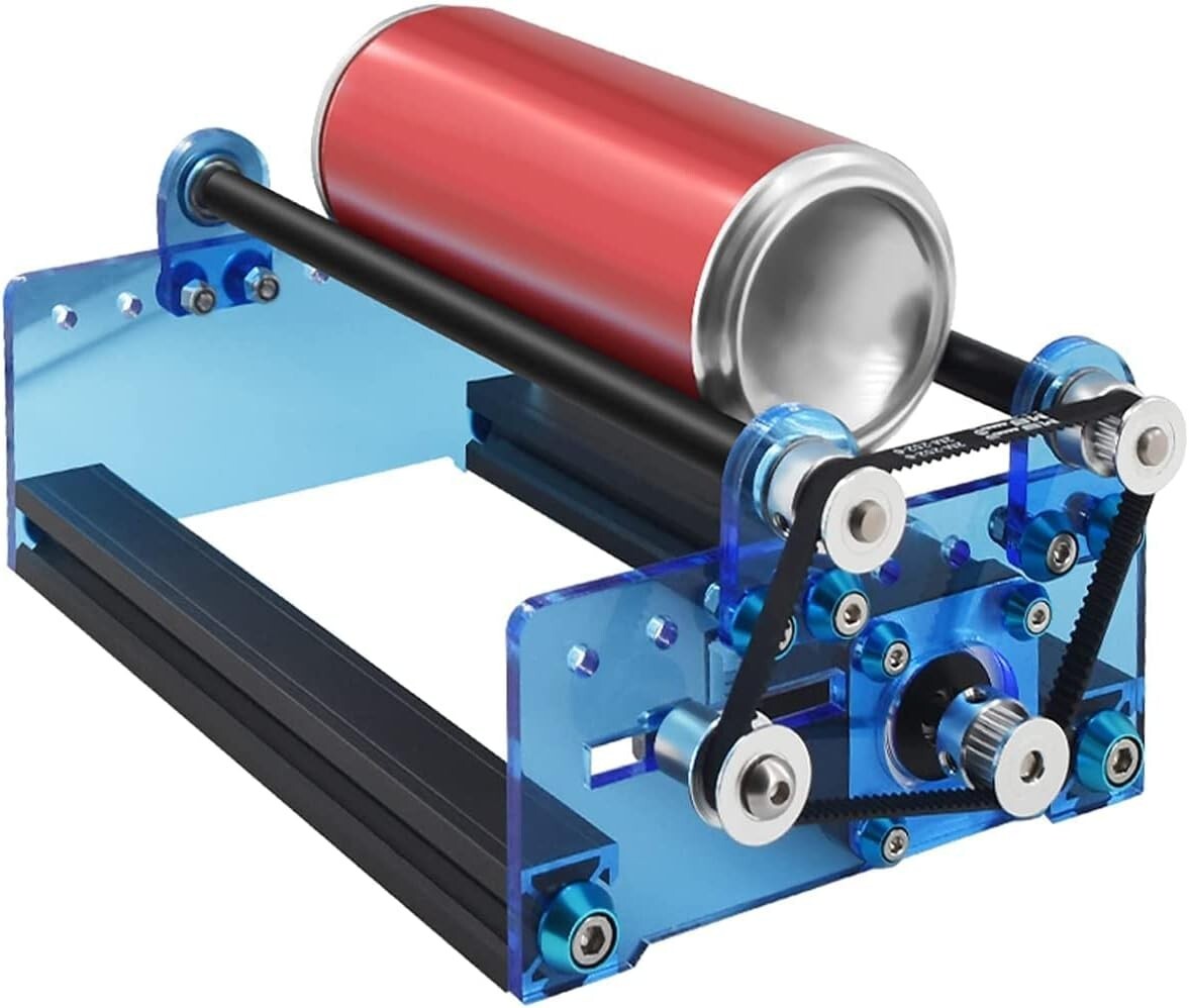 Laser Rotary Roller Engraver Y-axis Rotary Engraving Module Cylindrical Objects