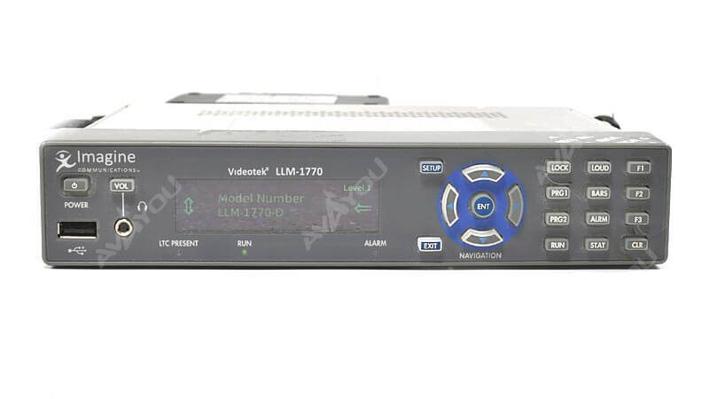 Imagine Communications Harris LLM-1770-D Loudness Logger Monitor SD HD 3G Dolby