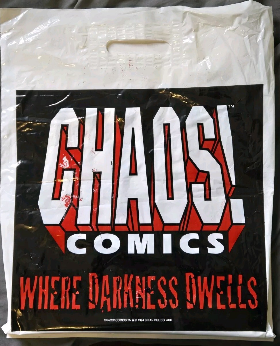Chaos Comics Plastic Bag 1994 Evil Ernie, Lady Death