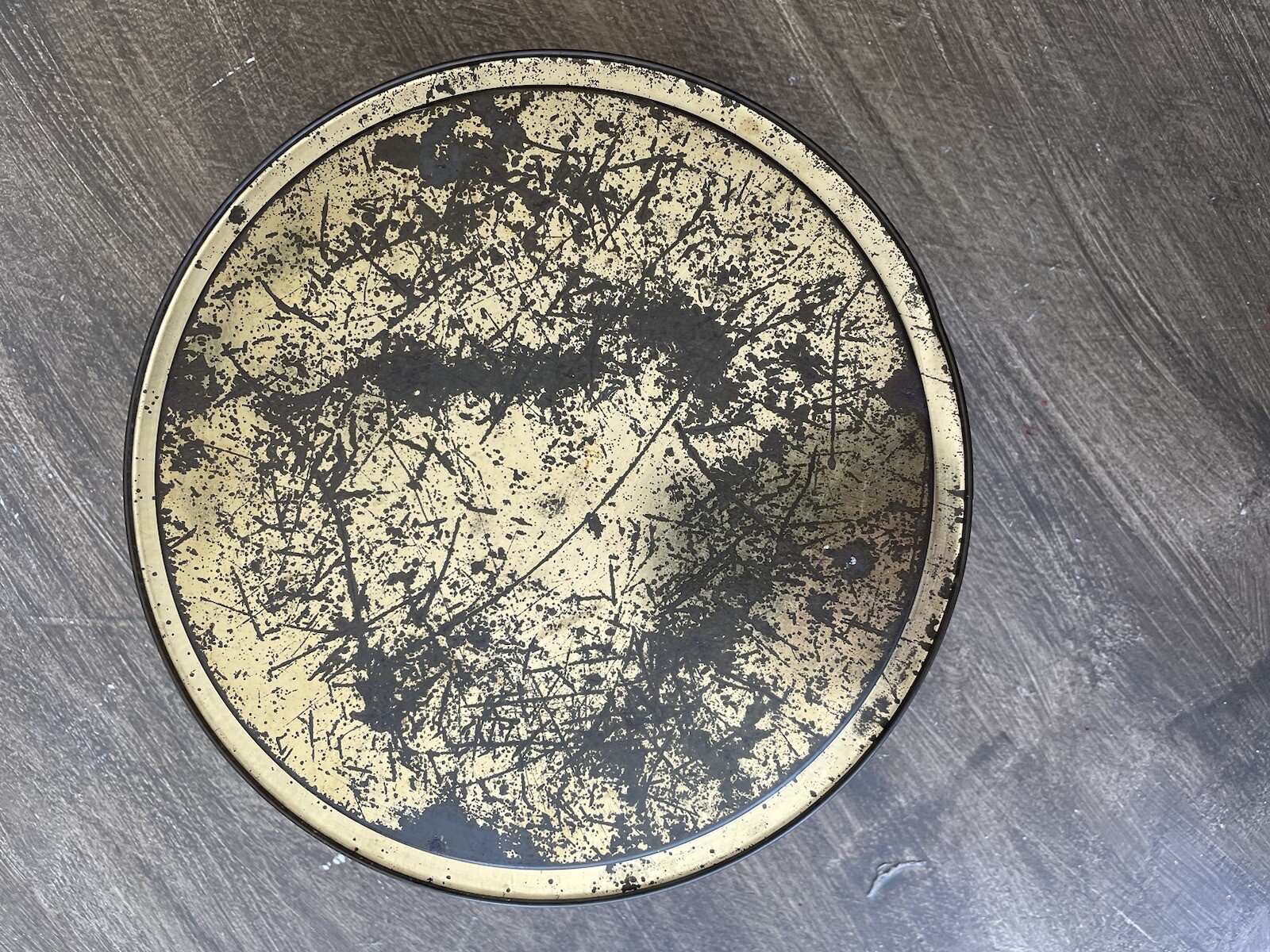 Vintage Metal Bisquit Tin