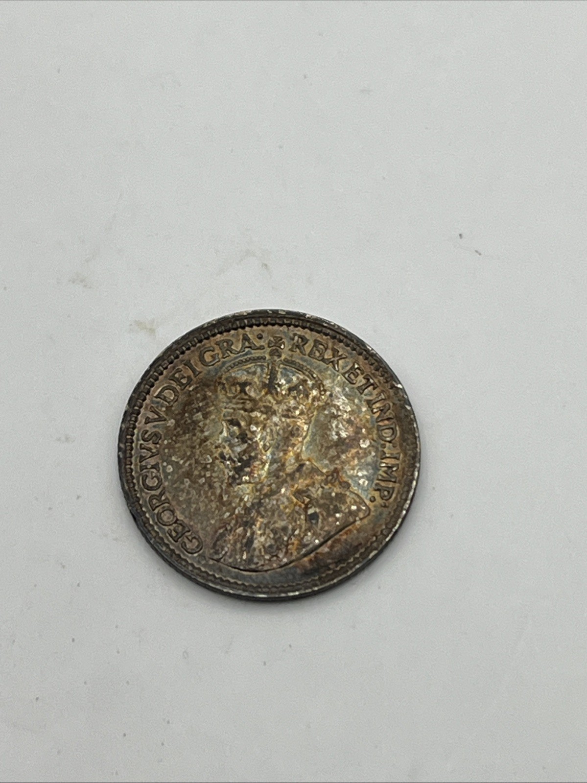 1913 Canada 5 cents silver
