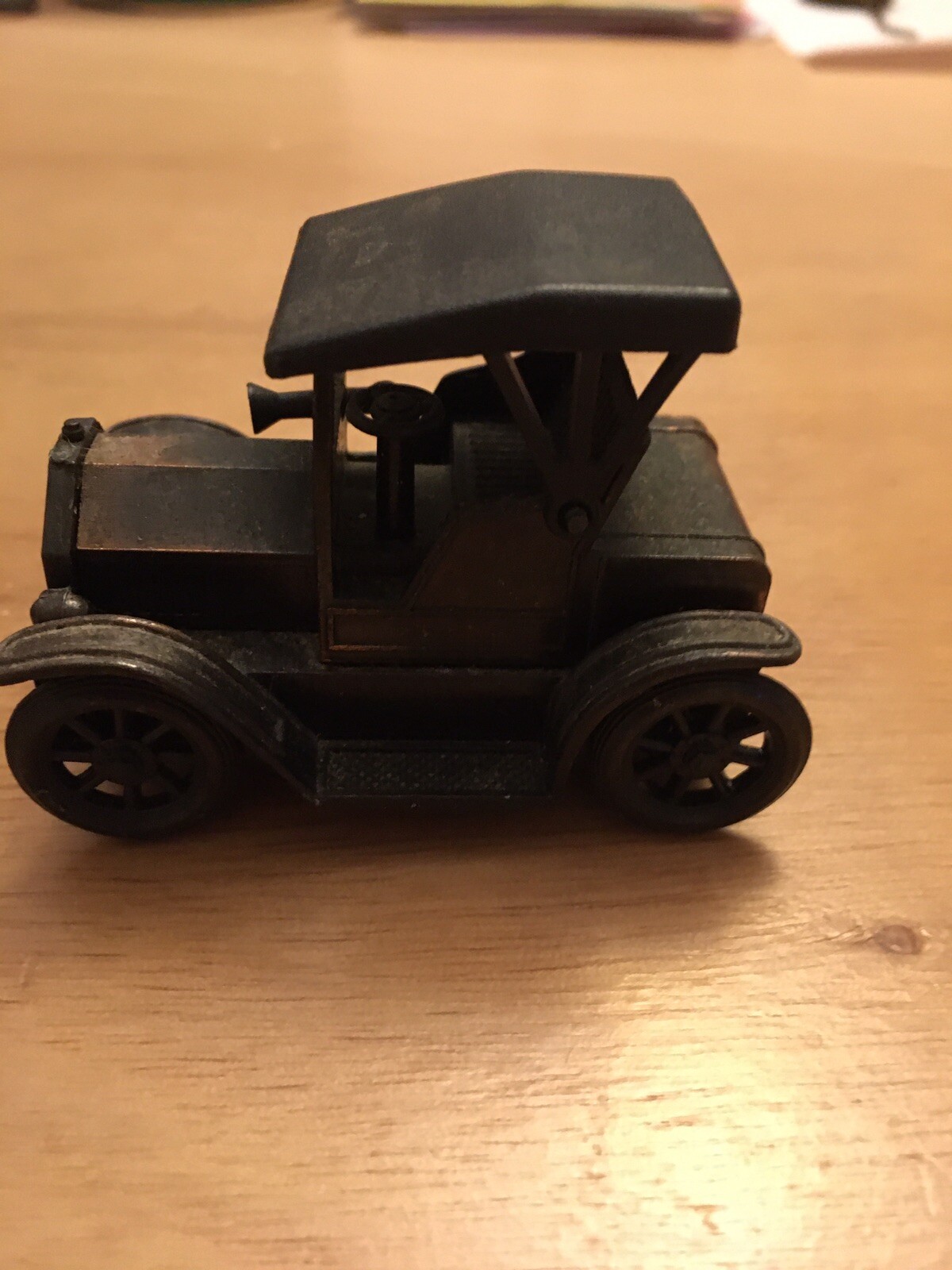 Vintage Antique Finish Die Cast Metal 1912 Model T Car Style Pencil Sharpener